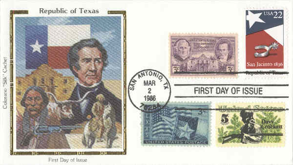 Eagle Stamps: Texas on stamps